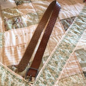 Vintage Leather Brown Belt xl